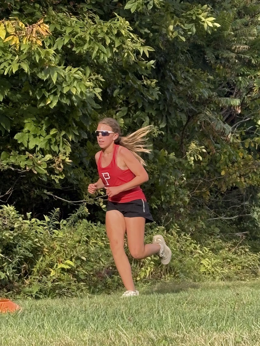 Eva running cross country