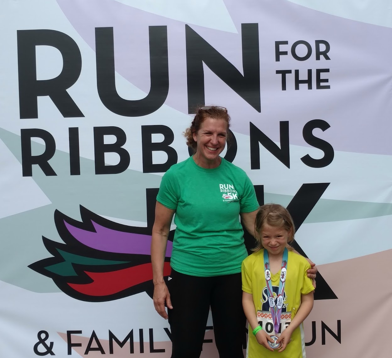 Eva at an earlier running event